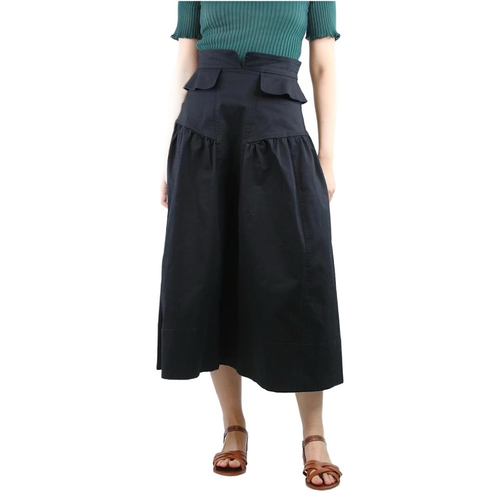 [SOLD] Ulla Johnson Black Midi Skirt